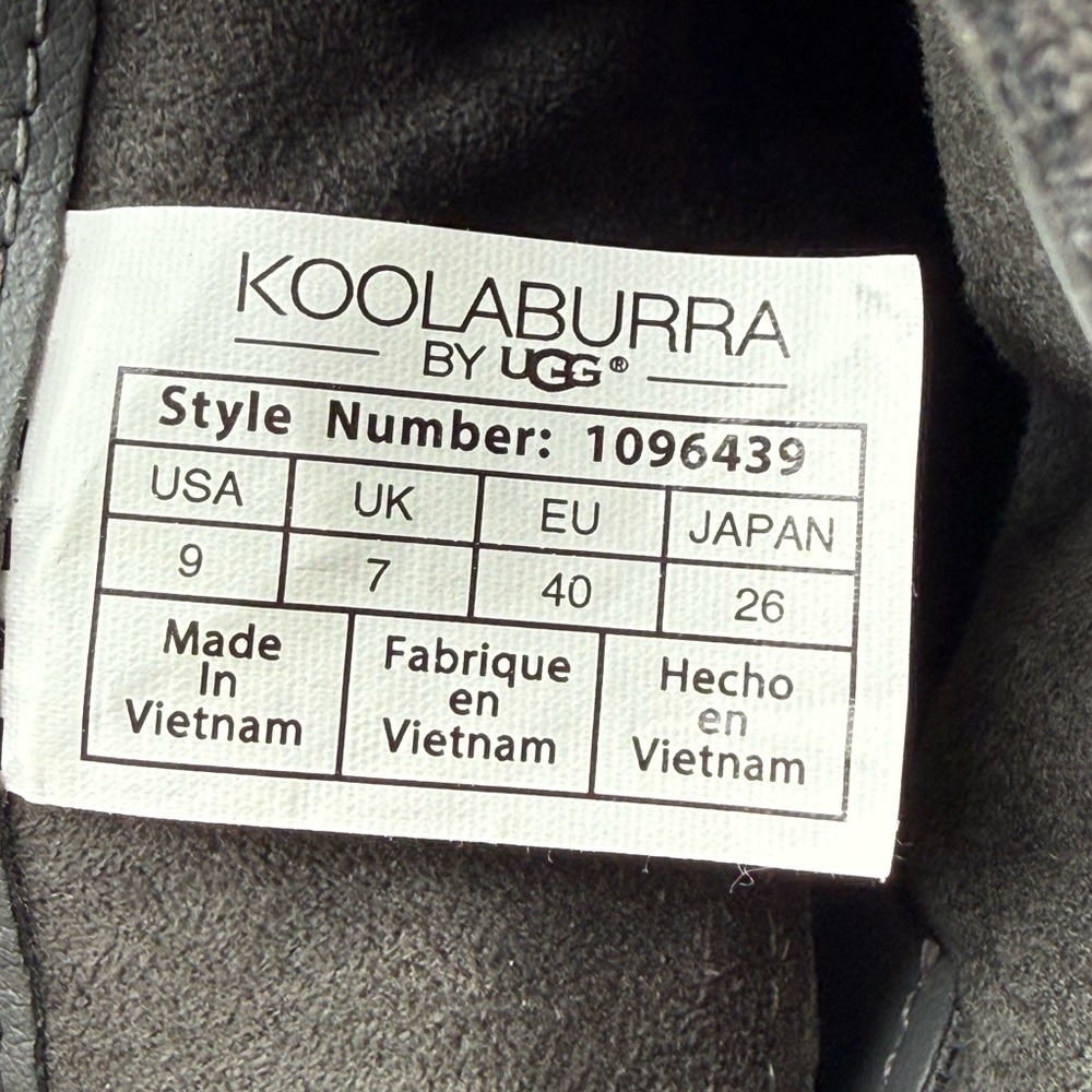 KOOLABURRA BY UGG LORELEI WOMEN ANKLE BOOTS GREY US 9M/UK 7 /EU 40 - Picture 5 of 15